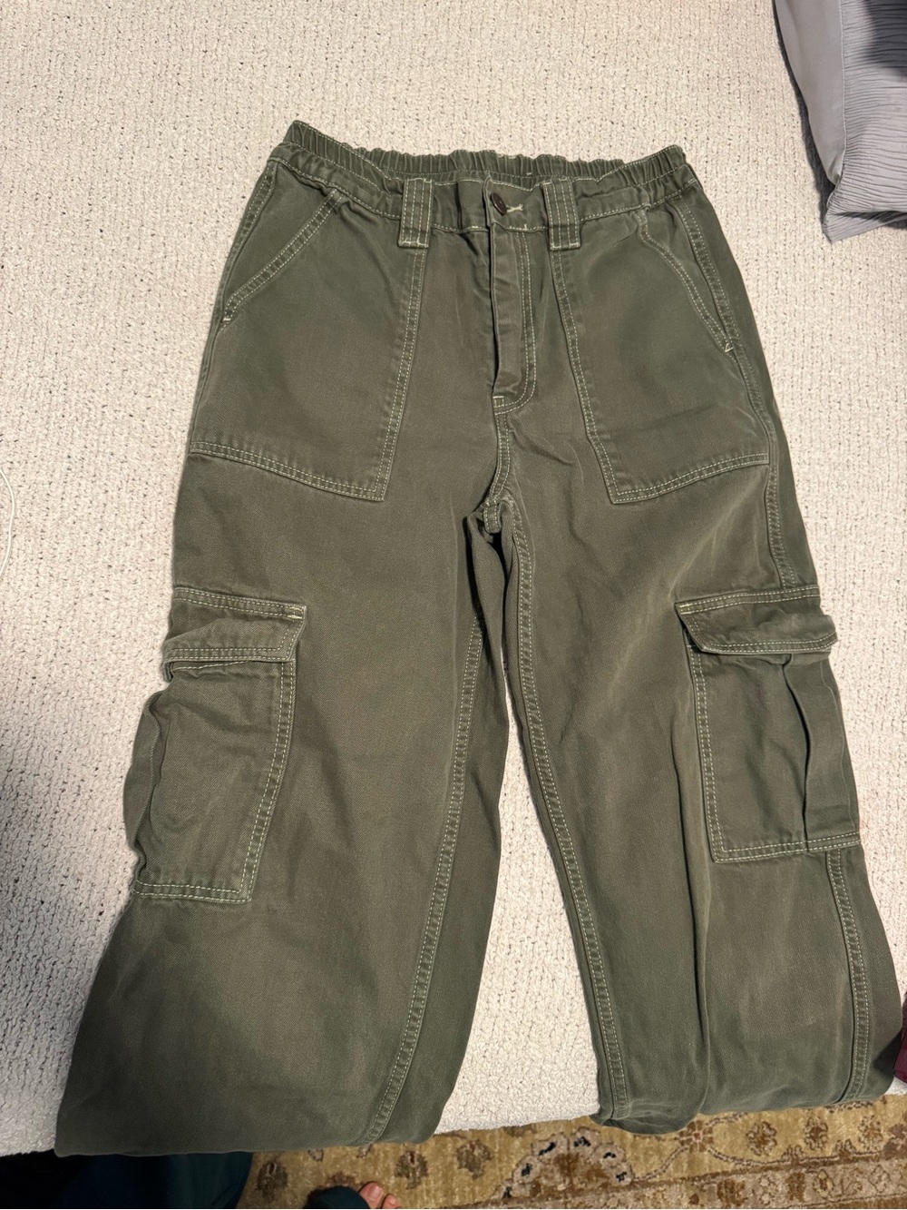 BDG Olive Green Women's Cargo Jeans
